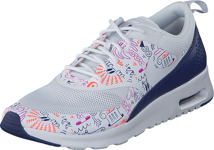 Nike - Wmns Nike Air Max Thea Print White-Dk Purple Dust