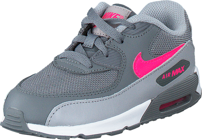 Nike - Nike Air Max 90 Mesh (Td) Cl Grey/Hypr Pnk-Wlf Gry-White