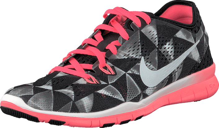 Nike - Wmns Nke Free 5.0 Tr Fit 5 Prt Black/White/Lava Glow