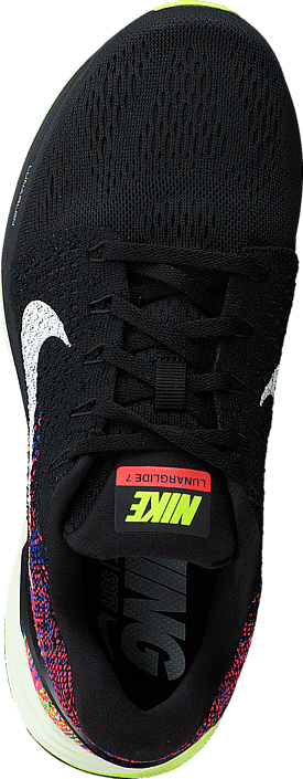 Nike - Nike Lunarglide 7 Black/Sail-Bright Crimson-Volt