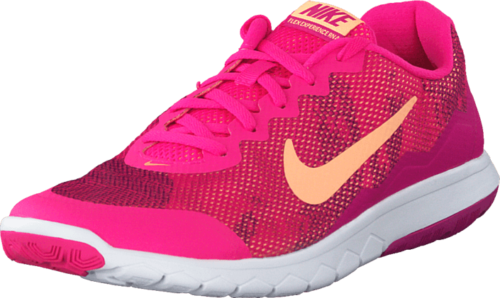 Nike - Wmns Flex Experience Rn 4 Prem Pnk Fl/Snst Glw-Fchs Flsh-Whit