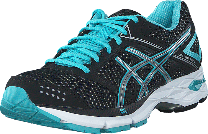 Asics - Gel Phoenix 7 Black/Silver/Turquoise