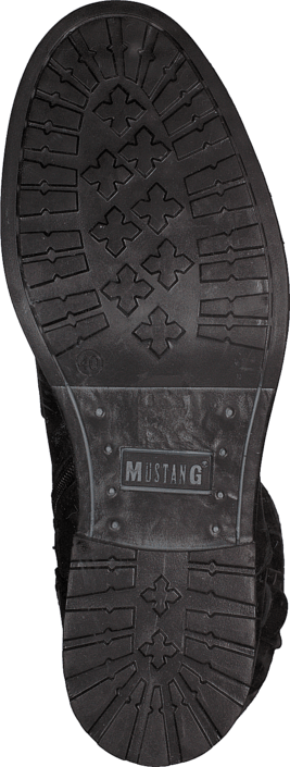 Mustang - 4865605 Men's Lace Ancle Boot Black