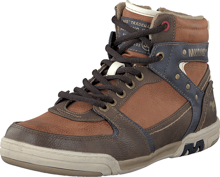 Mustang - 4064503 Men's High Top Sneaker Hazel