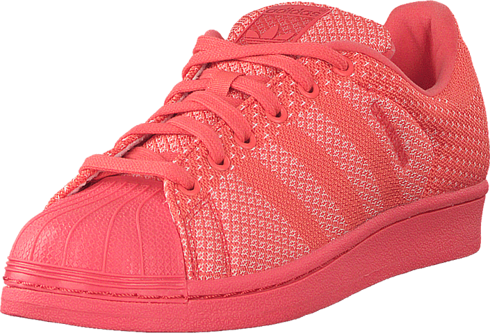 adidas Originals - Superstar Weave Bright Coral/Ftwr White
