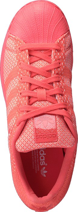 adidas Originals - Superstar Weave Bright Coral/Ftwr White