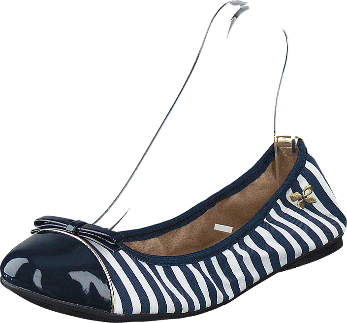 Butterfly Twists - Cara Navy / White Stripe