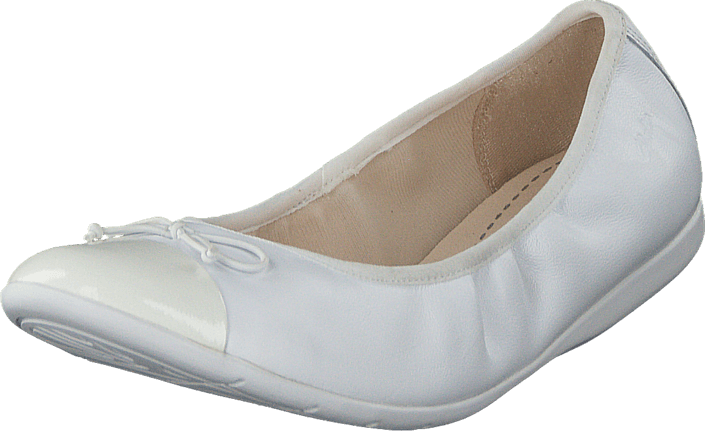 Clarks - Dance Puff Jnr White
