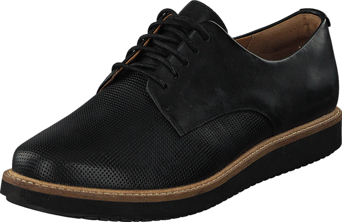Clarks - Glick Darby Black Leather