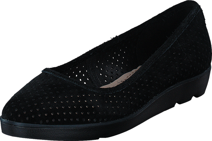 Clarks - Evie Buzz Black Suede