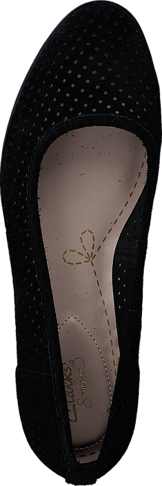 Clarks - Evie Buzz Black Suede