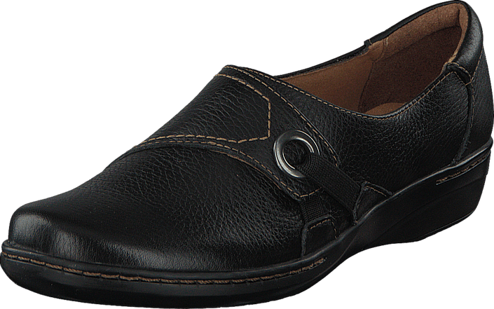 Clarks - Evianna Boa Blk Tumbled Lea