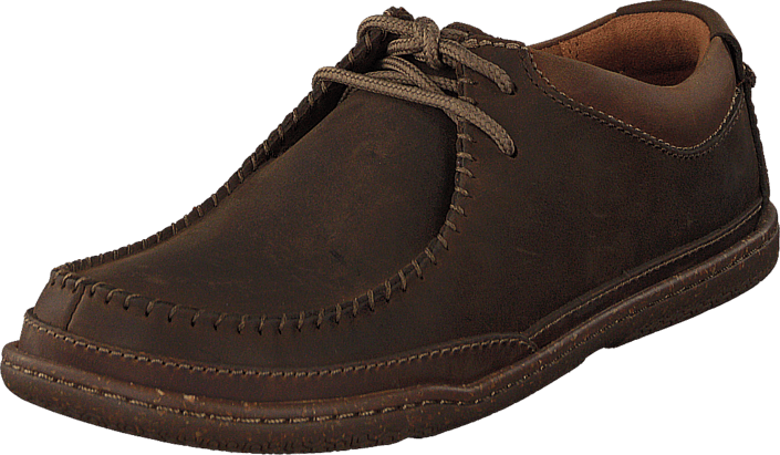 Clarks - Trapell Pace Dark Brown Lea