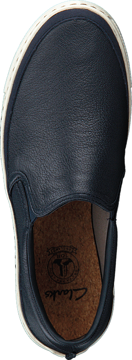 Clarks - Ballof Step Navy Leather
