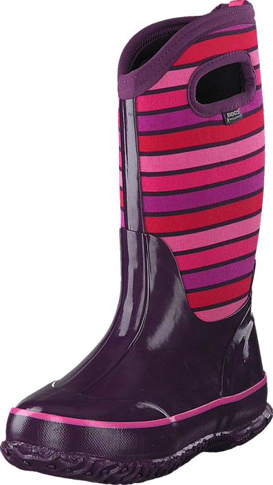Bogs - Classic Stripes Kids Purple Multi