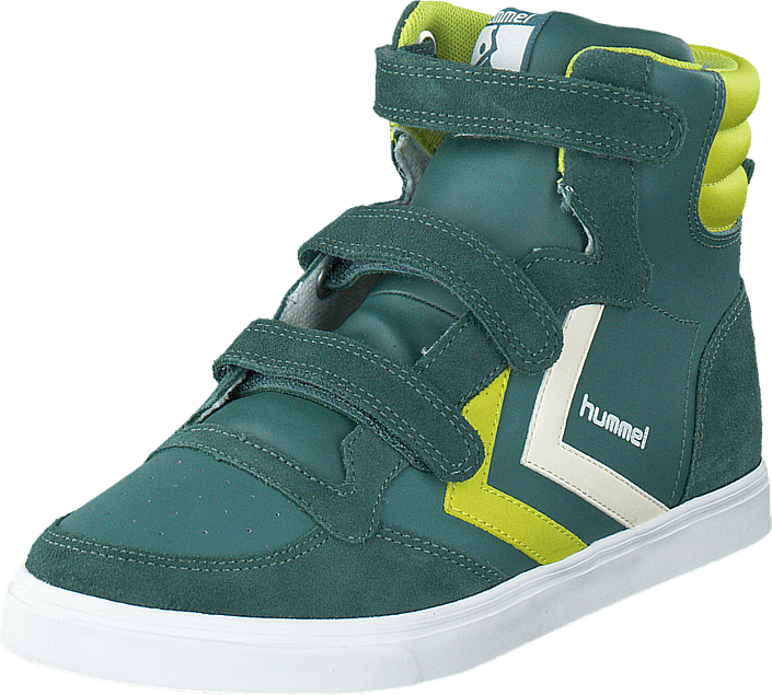 Hummel - Stadil leather junior high Silver pine