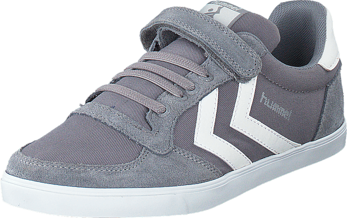 Hummel - Slimmer stadil canvas low Frost grey