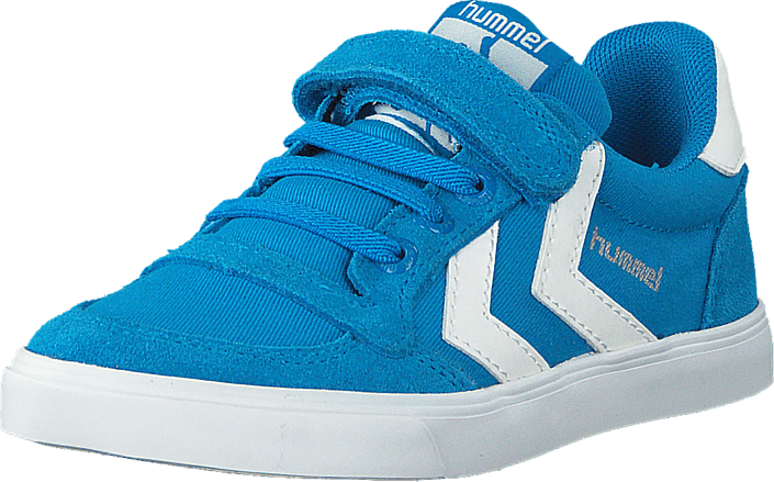 Hummel - Slimmer stadil canvas low Methyl blue