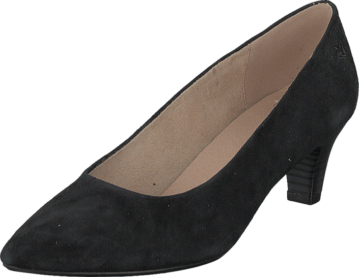 Caprice - Cristina Black Suede