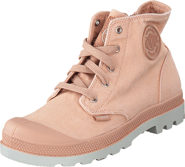 Palladium - Pampa Hi Zipper Kids 53196-671 Salmon Pink