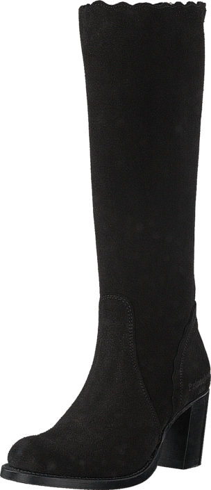 PrimeBoots - Claudia High Afelpado Black Zip