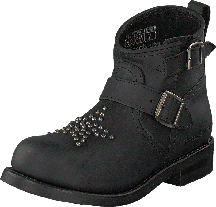 PrimeBoots - Vera Low Old Crazy Black/Nickel
