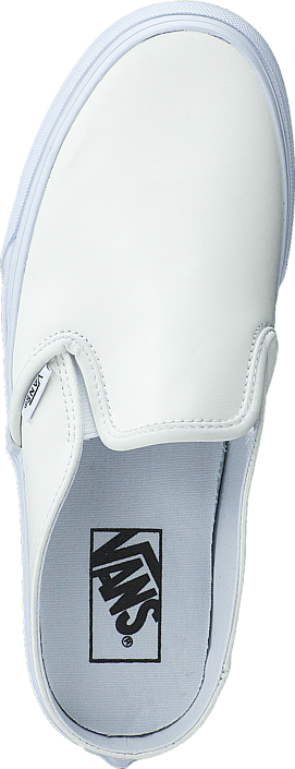 Vans - Classic Slip-On Mule (Leather) White/True White