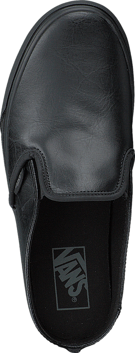 Vans - Classic Slip-On Mule (Leather) Black/Black