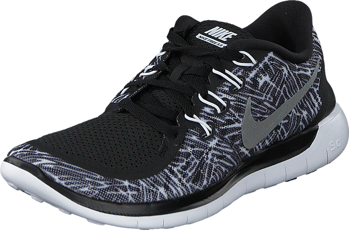 Nike - Wmns Nike Free 5.0 Print Black/White-White