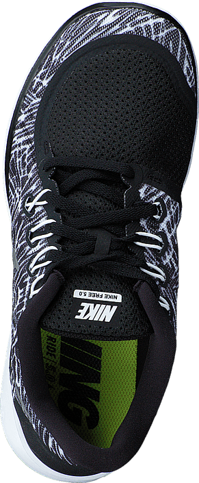 Nike - Wmns Nike Free 5.0 Print Black/White-White