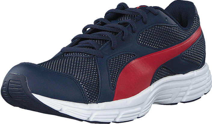 Puma - Axis v4 Mesh Peacoat-High Risk Red