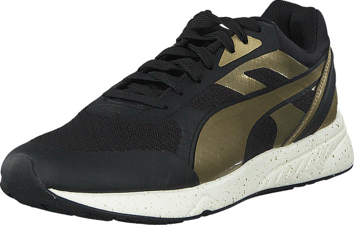 Puma - 698 Ignite Metallic Wn's Black-Metallic Gold-White