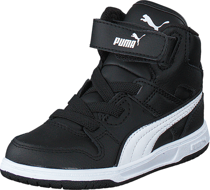 Puma - Puma Rebound Street L V Kids Black-White