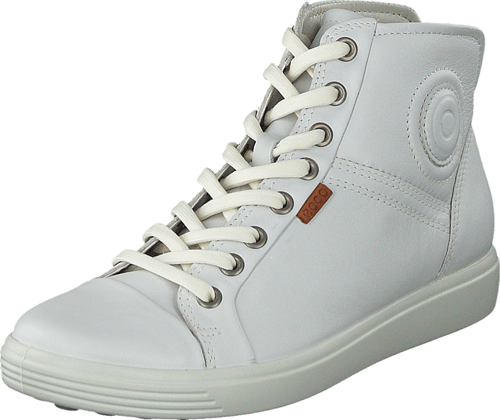 Ecco - Soft 7 Ladies Mid White