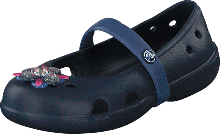 Crocs - Keeley Springtime Flat PS Navy Bijou Blue