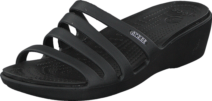 Crocs - Rhonda Wedge Sandal W Black/Black