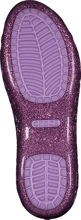Crocs - Crocs Isabella Glitter Flat GS Wild Orchid/Iris