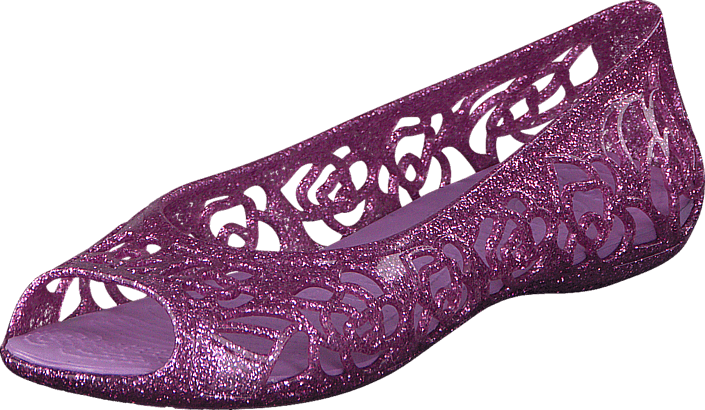 Crocs - Crocs Isabella Glitter Flat GS Wild Orchid/Iris