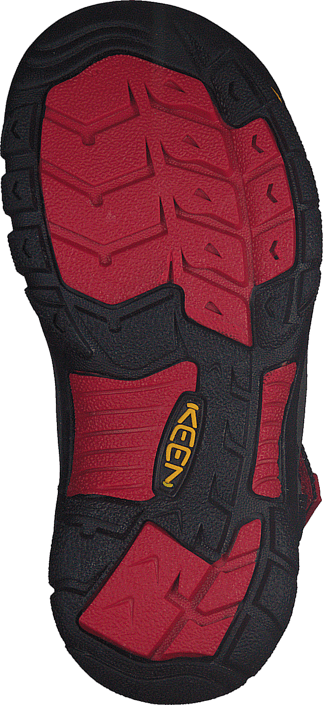 Keen - Newport H2-Kids Black/Racing Red Multi