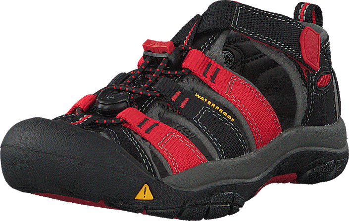 Keen - Newport H2-Kids Black/Racing Red Multi