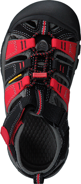 Keen - Newport H2-Kids Black/Racing Red Multi