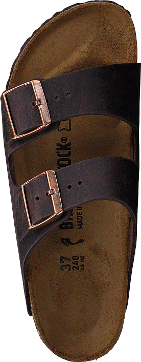 Birkenstock - Arizona Slim Oiled Leather Habana Brown