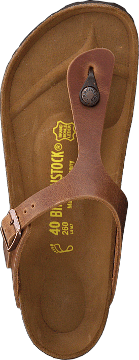Birkenstock - Gizeh Regular Natural Leather Antique Brown