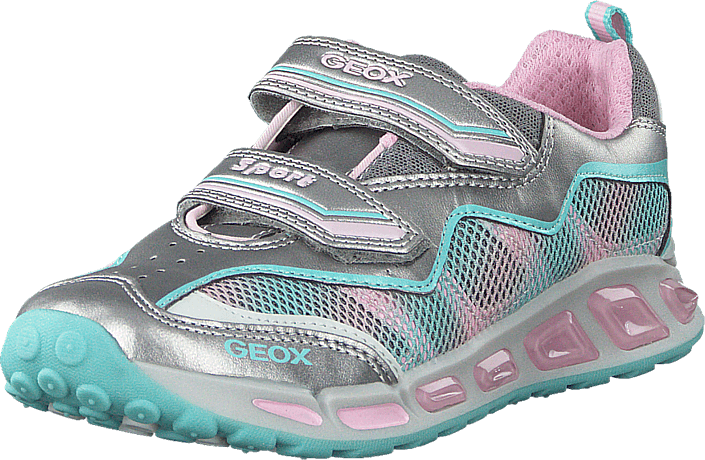 Geox - Shuttle Girl Silver/Pink