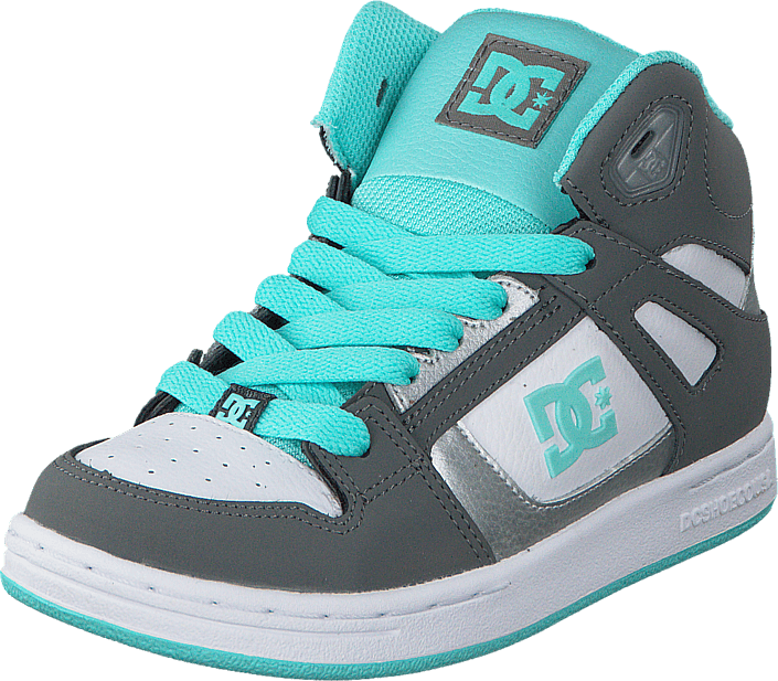 DC Shoes - Dc Kids Rebound Shoe Grey/Blue/White