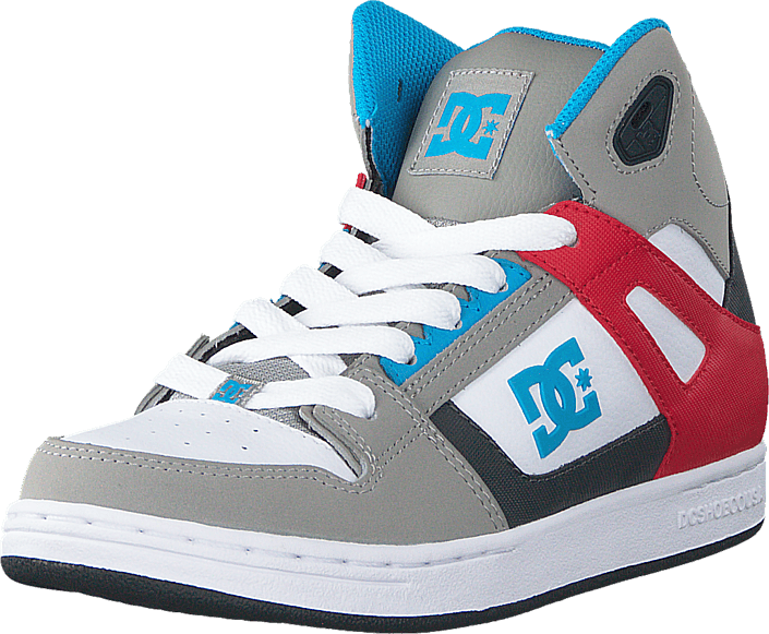 DC Shoes - Dc Kids Rebound Shoe Grey/Grey/Red
