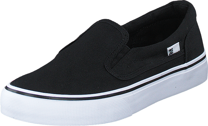 DC Shoes - Dc Kids Trase Slip-On Shoe Black/White