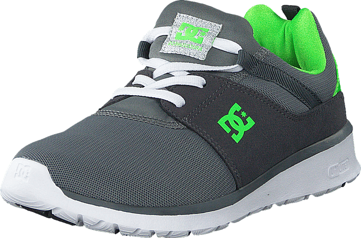 DC Shoes - Dc Kids Heathrow Shoe Grey/White/Green
