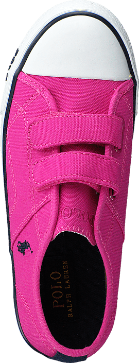 Ralph Lauren Junior - Daymond Ez Kids Regatta Pink Canvas - Navy