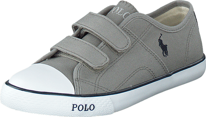 Ralph Lauren Junior - Daymond Ez Kids Grey Canvas - Navy